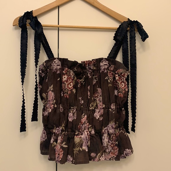 HM X BROCK COLLECTION BUSTIER BLOUSE - Picture 4 of 8